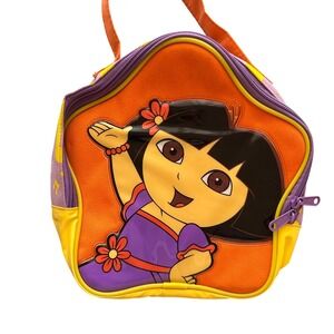 Dora the Explorer Lunch Bag Kids OS Orange Star Shaped Y2K 2005 Jakks Pacific